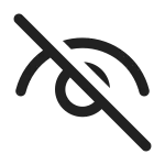 Eye Hide SVG Icon
